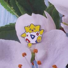 Cute Poké Ball Badge  Game Brooch - Silver - View 3