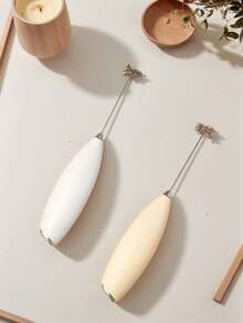 奶泡器、强力手持奶泡器、迷你奶泡器、咖啡搅拌器、适用于咖啡、拿铁、卡布奇诺、抹茶、热巧克力的不锈钢饮料搅拌机、便携式奶泡机、电动无线搅拌机迷你咖啡机 重返校园 - 彩色 - 查看 3