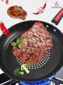 IMPORTEEK sartén wok antiadherente inducción con base plana, utensilio profesional de cocina moderna, sartén multifuncional para preparar recetas orientales y tradicionales, base resistente de rápida cocción, limpieza sencilla y durabilidad garantizada, recomendado para expertos culinarios y aficionados que buscan eficiencia y calidad en sus utensilios de cocina, complemento premium para cualquier hogar. - vino degradado - Ver 3