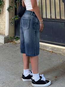 New Hot Selling European And American Street Fashion Simple Daily Commuting Casual Jorts Woman Jeans Denim Shorts