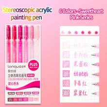 54 Colors Stylo Gel Pens Set Clear Barrel Ballpoint Liner Marker Highlighter Pen 1.0mm Suitable For Drawing, Highlighting, Student's Note Taking, Making Manuals, Office Use Back To School
