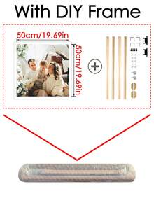 One Custom Photo Canvas Painting, Including A DIY Frame, Perfect For A Wedding Day Photo, A Personalized Canvas Painting For Couples, Or A Custom Oil Painting Poster For Your Partner. Custom Large-Size Posters As Wall Decorations, Custom Photos For Your Wife/Husband, Or Personalized Posters For Upcoming Valentine's Day. High-Quality, Stylish, And Personalized Designs Suitable For Valentine's Day, Weddings, And Living Room Decor. Custom Photo Albums, Frames, And Accessories In A Chic Autumn Style. - Multicolor - View 26