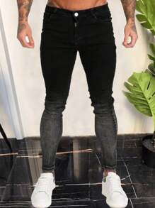 Men's Pocket Distressed Skinny Casual Fashionable Jeans