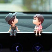 Cute Cartoon Couples Decorative Car Accessories, Dashboard/Interior Decor, Gift For Boys & Girls