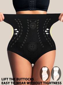1 Pc Seamless Shaping Panties High Waist Tummy Control Underwear Slimming Butt Lifter Waist Trainer Body Shaper Panties Women Shapewear Bottoms Sheath Flat Belly Woman Lingerie Briefs