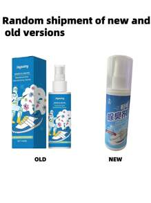 1pc/2pcs 100ml Shoes Socks Deodorant Spray Cleaning Remove Odor Fast Anti Sweat Preventing Foot Bad Smell Lasting Fragrance Shoe Cabinet Freshener, Kitchen, Bathroom, Home