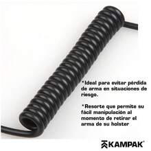 1 Pieza de Recuperador Táctico Kampak Resorte Anti-perdida Para asegurar tu equipo - PJ030 REFORZADO - Ver 2