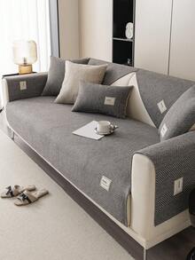 1件仿亚麻布宠物防脏沙发套四季通用防滑可水洗沙发垫适用于客厅卧室办公室房间装饰高级感沙发套皮沙发垫现代简约风格沙发罩沙发套客厅装饰