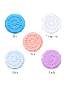 HMQ beauty 50 件睫毛胶水架假睫毛胶水架睫毛延长胶水架托盘垫睫毛延长工具假睫毛胶水架托盘塑料花形睫毛延长胶水托盘垫带自粘背面用于睫毛延长美甲或纹身墨水应用工具 - 粉色 - 粉色 - 查看 6