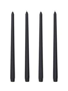 4 件/套 25 厘米长锥形蜡烛，为婚礼、派对、节日庆典营造浪漫氛围