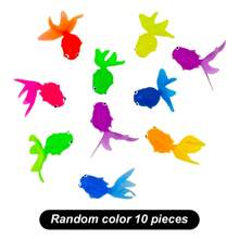 Ensemble de 11 pièces Piscine interactive portative pliable pour animaux de compagnie avec jouets de poisson, jouets de poisson de couleur aléatoire convenant aux chats et aux chiens toute l'année