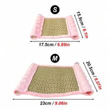 1pc Single/Double Layer Hanging Parrot Hammock Cooling Mat Perch Stand, Suitable For Bird Cages, Summer