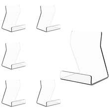 1pc Minimalist Acrylic Circular Plate Display Stand, Suitable For Books, Records, Cakes, Tea Cakes, Etc. - Clear - View 7