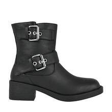 BOTINES DAMA NOMADAS 66102 SIMIPIEL NEGRO - Negro - Ver 2