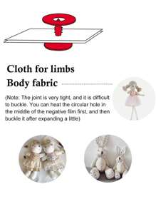 40/10 piezas Articulaciones para hacer muñecas - Ocho tamaños de articulaciones corporales - Articulaciones de plástico - Articulaciones para miembros y cabeza de muñecas de tela artesanal - Usadas para osos de peluche, hacer muñecas de tela artesanal - Manualidades DIY - Regalo perfecto para el aula, pasatiempos, regalar a amigos, compañeros de clase (12 mm, 20 mm, 30 mm, 40 mm)