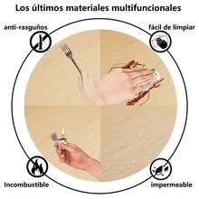 SHIXIONG Piso Vinilico Autoadherible Pvc,aislante térmico, resistente al aceite,resistente a las manchas,moderno y sencillo,apto para estudio,restaurante,cocina,entrada - 0001 - Ver 6