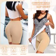 Werena Women Slip Shorts For Under Dresses Smooth Anti Chafing Underwear Seamless Safety Under Shorts