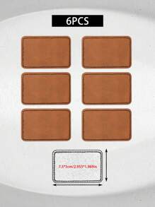 1 pieza Parche personalizado con adhesivo termofusible, pegatina de tela con contenido personalizado, parche rectangular para pantalones vaqueros, parche cuadrado para pantalones vaqueros, parche gris para pantalones vaqueros, parche marrón para pantalones vaqueros, parche marrón, parches personalizados en blanco con grabado láser, pegatina de tela rectangular para reparación de ropa y suministros de costura, parches personalizados especialmente para pantalones vaqueros