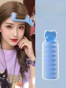 1pc Multi-Color Curling Iron, No Electricity/No Heat Curling Tool, With Self-Adhesive DIY Fluffy Styling Tool, Suitable For All Hairstyles