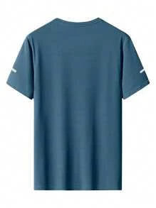 Camiseta transpirable y de secado rápido para hombre de verano, de manga corta casual y versátil, ligera y cómoda para deportes y exteriores