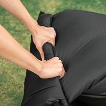 ¡Puff Inflable color negro ideal para llevarlo a todos lados!  Beautty home. - Negro - Ver 4