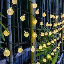 1 Set Solar Powered 100 LED String Lights, 600mAh Ni-MH Battery, Metal & Plastic, Multifunctional Holiday Lighting For Weddings, Birthdays, Anniversaries, Graduations, Mother's Day, Camping, Thanksgiving, Valentine's Day