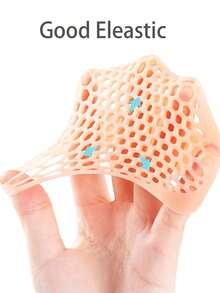 10 套跖骨脚垫 2 片/套软凝胶可重复使用透气袖垫 耐磨脚垫 前掌缓冲鞋 男女皆宜