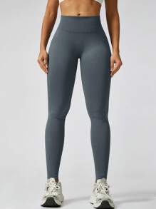 NcmRyu 1 Stück Damen nahtlose Shapewear Leggings mit hoher Taille, formend und hebend, für Lässig und Sport