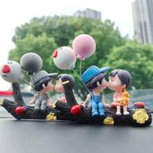 Cute Cartoon Couples Decorative Car Accessories, Dashboard/Interior Decor, Gift For Boys & Girls