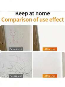 1 Bottle White Wall Paint, Large Roller For Wall Repair Tool, Large Roller For Water-Based Latex Paint, Best Choice For Removing Wall Stains - one-size - View 4