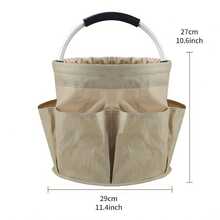 Cestino portatile, scatola di immagazzinaggio, cestino da spiaggia da esterno con grande capacità, pieghevole - regalo di Natale