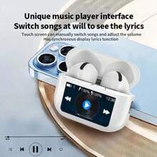 1 Stück kabellose Bluetooth-Ohrhörer, Stereo-Umgebungsklang, hochwertig, Bluetooth In-Ear-Kopfhörr kompatibel mit iPhone//