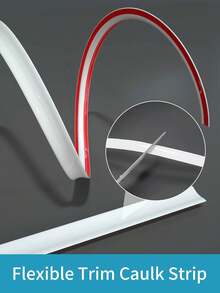 Self-Adhesive Sealant Strips, Trimmable TPE Material, Suitable For Wall, Ceiling, Baseboard, Countertop, Tile Edges Decoration (10cm/200cm) - Multicolor - View 5