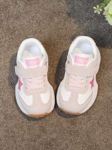 2024年秋季新款幼儿滑板鞋，适合1-3岁（6岁）儿童。熊猫图案女童鞋和白色儿童鞋。 - 粉色 - 查看 6