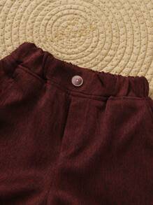 4 Stück 2025 Frühling/Sommer Jungen Formelle Kleidung - Weißes Kurzarmhemd, Fliege + Burgunder Weste und Shorts, modischer junger Herrenanzug für Geburtstagsfeiern, Hochzeiten, Weihnachten, Feiertage, Outdoor-Auftritte. Kragen Design, atmungsaktive Kinderformalbekleidung, Frühlings-/Sommerparty Outfit, Jungenanzug für Hochzeiten