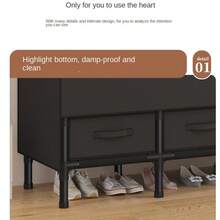 1 Piece Portable Closet Wardrobe, Large Wardrobe With Non-Woven Fabric Cover, Freestanding Clothes Storage Organizer, Suitable For Bedroom And Living Room, Ideal For Home 43.30 X 17.71 X 67.71 Inches - Multicolor - View 12