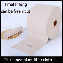 1m X 28cm Thickened Sponge Loofah Dishcloth, Strong Water Absorption, Effective Grease Removal, Customizable Length - Thickened | Highly Absorbent - View 3