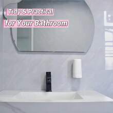 Built-In Blade Soap Grater Box - Hygienic Wall-Mounted Soap Holder With Adjustable Household Powder Dispenser - Does Not Include Wet Soap, Compact & Practical Bathroom Decor Fall Decor Back To School - White - View 3