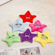 Peluches de estrellas eléctricas y cinco estrellas que se mueven y se iluminan con música. Los divertidos muñecos te brindan alegría ilimitada. (1 Pieza) - Celeste - Ver 8