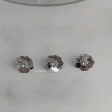 3pcs/Set Korean Ins Niche Fashionable Floral Shoe Clips, Pearls & Bowknot Decor For Sneakers