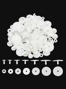 40/10 piezas Articulaciones para hacer muñecas - Ocho tamaños de articulaciones corporales - Articulaciones de plástico - Articulaciones para miembros y cabeza de muñecas de tela artesanal - Usadas para osos de peluche, hacer muñecas de tela artesanal - Manualidades DIY - Regalo perfecto para el aula, pasatiempos, regalar a amigos, compañeros de clase (12 mm, 20 mm, 30 mm, 40 mm)