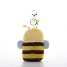 1pc Super Cute Furry Transparent Cartoon Card Holder, Ins Style Cartoon Plush Card Holder, Three Inch Photo Star Card Display Pendant, Multifunctional Id Card, Work Card, Student Card, Teacher Card, Medical Chest Card Available School Supplies,Back To School