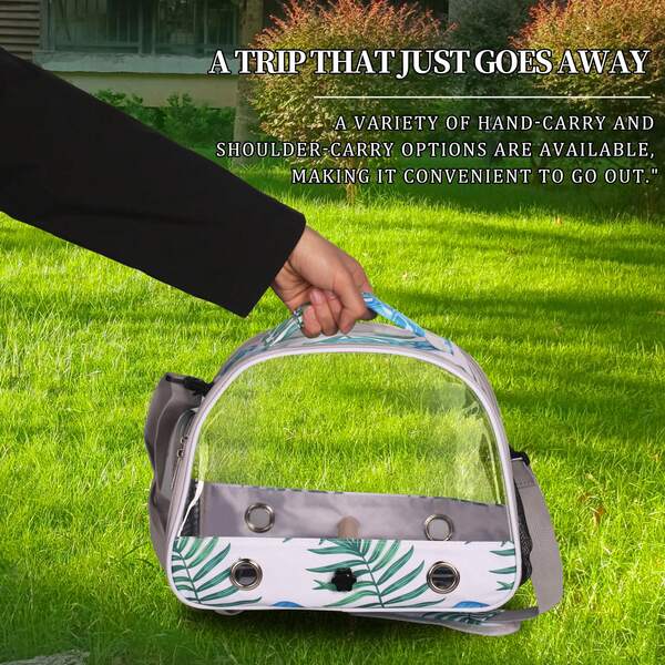 Bird Carrier Backpack, Bird Travel Cage, Pet Carrier Bag, Bird Backpack Carrier, Travel Bird Cage, Bird Travel Carrier, Bird Bag, Small Bird Cage, Perfect For Outdoor Adventures & Veterinary Visits