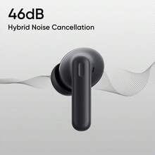 Realme Buds T310 True Wireless In-Ear Headphones, 46dB Mixed ANC, 360° Spatial Audio, 12.4mm Dynamic Bass Driver, Up To 40 Hour Battery And Quick Charge - (Black) - One Size - View 4