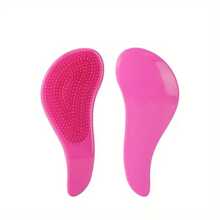 Set de 11 piezas Nuevo cepillo de pelo suave antienredos con masaje en los dientes, cepillo mágico con cojín alisador para la parte superior de la cabeza, para uso doméstico
