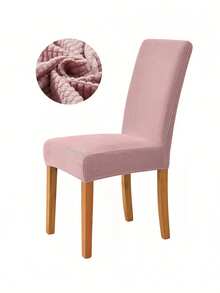1PC Jacquard Dining Chair Cover Elastic Chair Covers Solid Color Seat Slipcovers Universal Size For Dining Room Kitchen Home Decor - Multicolor - View 15