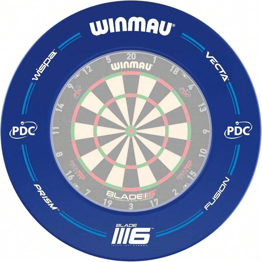 Deluxe Edition Dartboard Surrounds - Blue - View 1