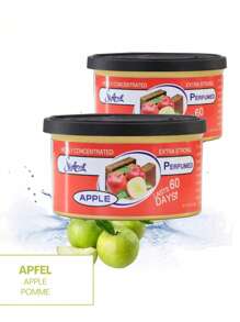 Premium Scented Car Air Fresheners In Wood Jars, Long-Lasting Aromatherapy For Vehicles, Homes And Offices, Available In 15 Scents, Natural Balms And Compressed Tablets, Lasts Up To 60 Days: Pineapple-Coconut/Apple/Lavender/Woods/New Car/Lemon