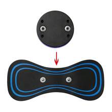 Masajeador de cuello EMS electrónico, estimulador muscular eléctrico, parche de masaje cervical, dispositivo de masaje corporal portátil de pulso de corriente