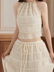 Women Tank Tops & Camis - Apricot - View 3